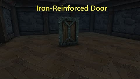 WoW Iron-Reinforced Door (Treasure Hunt Decor Item) Horde