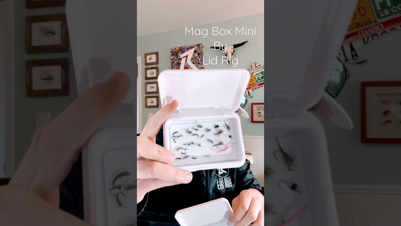 Lid Rig Mag Box Mini - Small Magnetic Fly Box - FrostyFly
