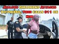 Jealous Girlfriend Attacks Boyfriend, Then Plays the Victim to Cops (Cop BodyCam Footage)