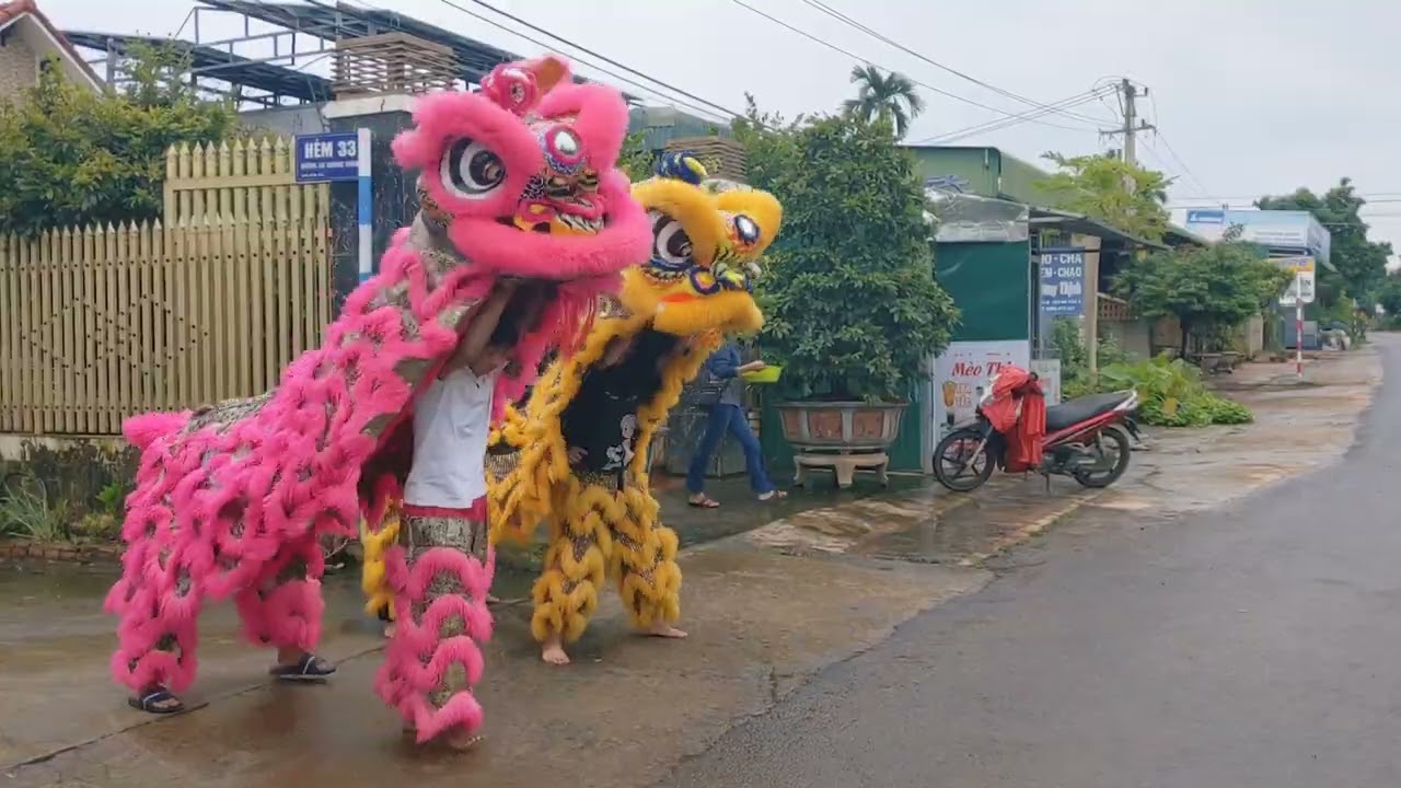 Hội múa lân từ sáng đến tối khuya quanh phố núi® Krông Ana | Đăk Lăk