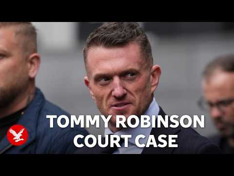 Voicemail Tommy Robinson left on journalist's phone played in court