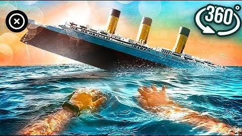 VR 360 TITANIC SINKING - INSIDE THE TITANIC IN  REAL TIME #titanic