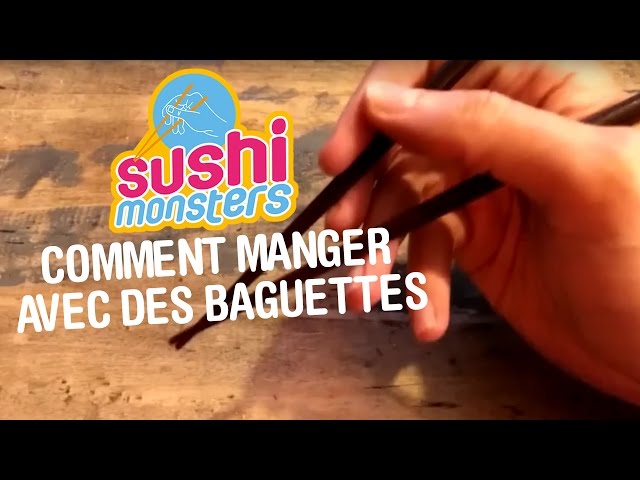 Comment utiliser des baguettes pour manger vos sushis 🥢