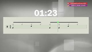 basic drum beat no.3 practice timer