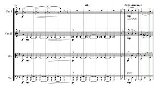 Enrique Granados - Danzas Españolas, No. 1 String Quartet