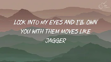 Moves Like Jagger - Maroon 5 Feat  Christina Aguilera Lyrics 🎵