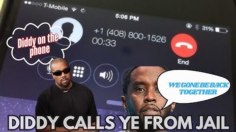 KANYE WEST RECORDED A PHONE CALL FROM DIDDY IN JAIL, CODE TALK⁉️