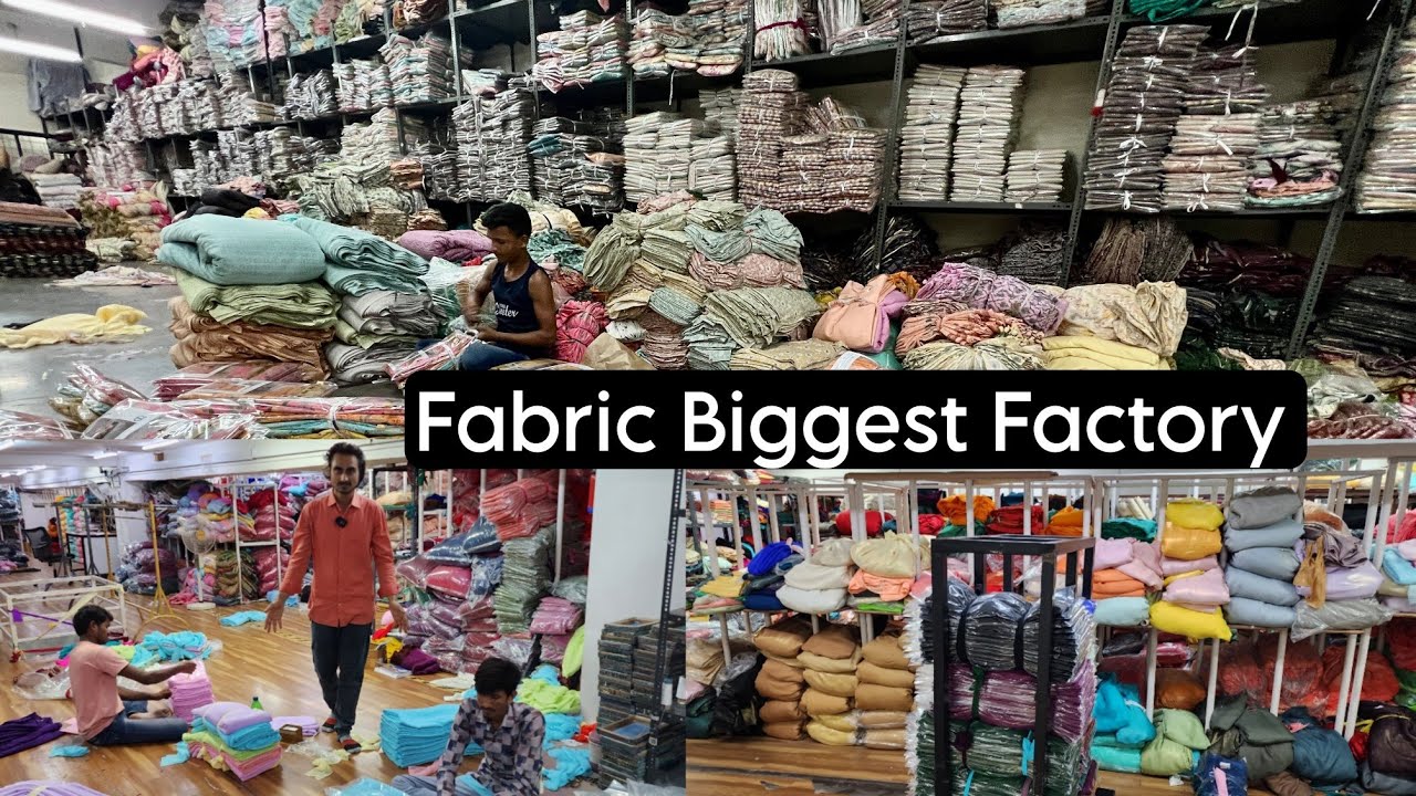 Fabric biggest factory in surat Real fabric manufacturer Fabricdepot