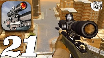 SNIPER 3D ASSASSIN - Gameplay Walkthrough Part 21 - AL VAHDEKO PRIMARY MISSIONS (iOS Android)