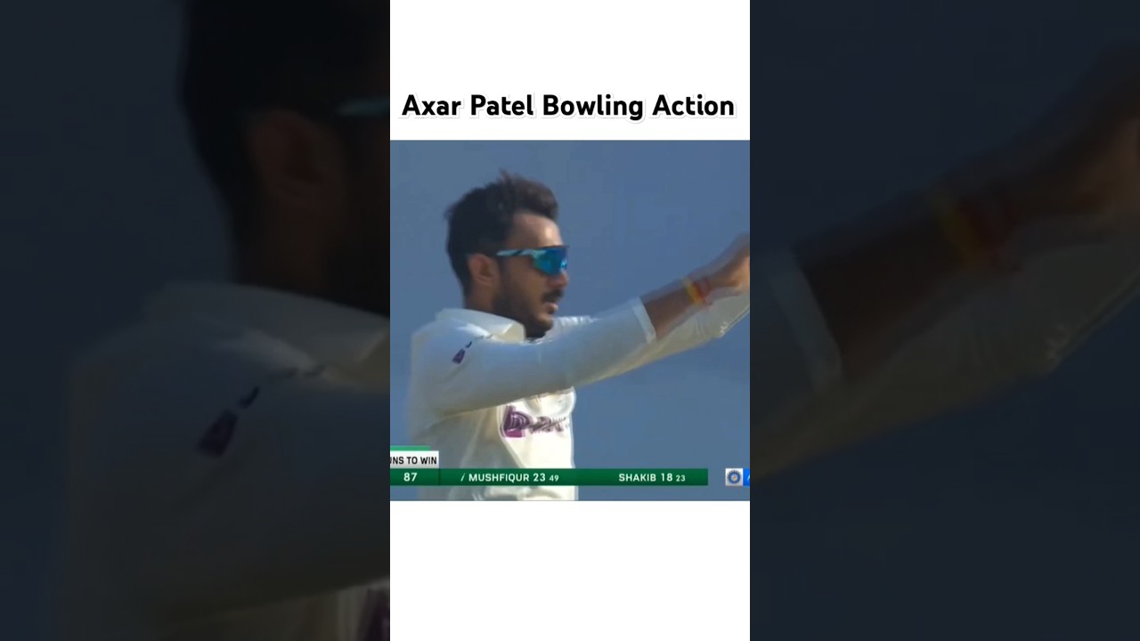 Axar Patel Bowling Action in cricket/Real Cricket me Wicket kaise le/Wicket Tricks
