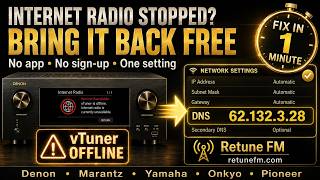 How to Restore Internet Radio on Any Hi-Fi Receiver — vTuner Replacement. screenshot 3