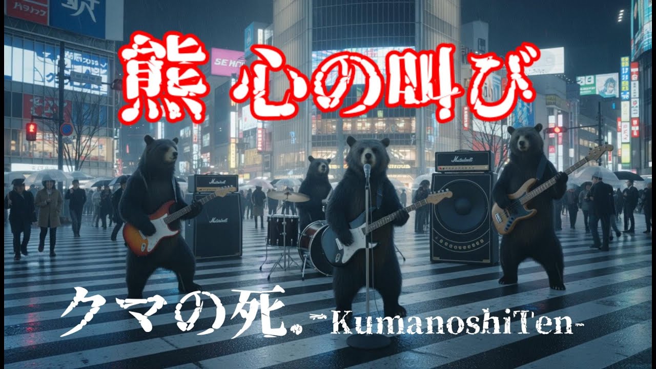 熊 -心の叫び- ROCK MV【クマの死．-KumanoshiTen-】 - YouTube