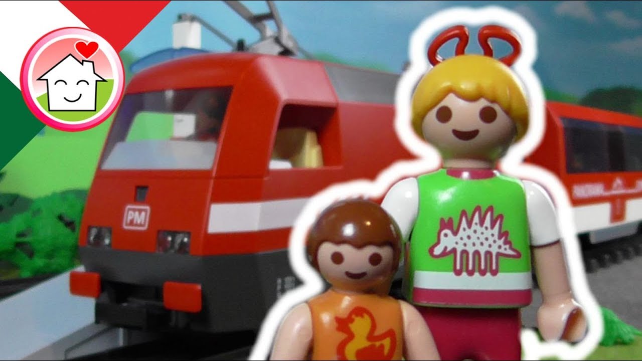 Playmobil film italiano Viaggio in treno - La famiglia Hauser