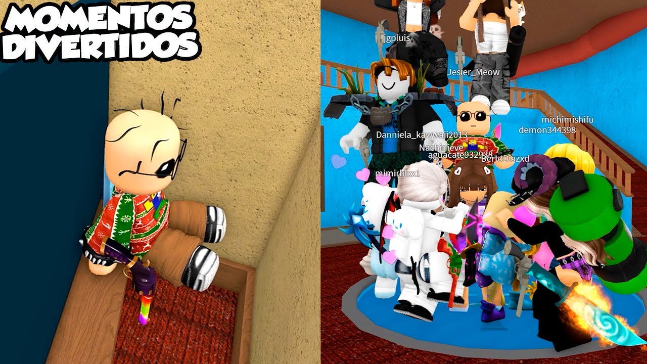 MURDER MISTERY Escondidas con SEGUIDORES por GODLY (MOMENTOS DIVERTIDOS) Roblox