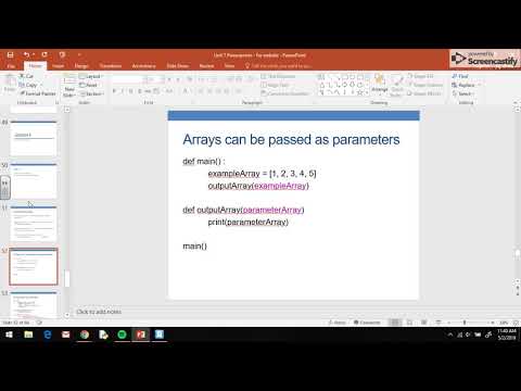 CS in Python - Unit 7 Video 6A - Built in Array Functions (Pre-investigation)