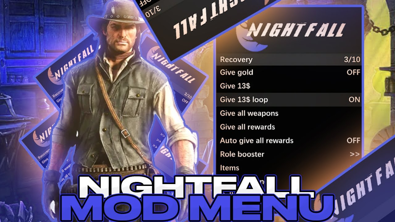 [Greated] Nightfall Mod Menu: RDR Online! | Best Mod For RDR | Many ...