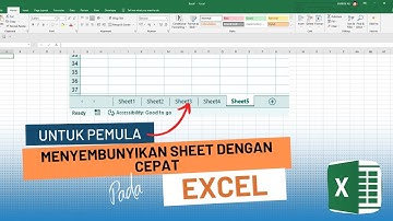 ✅Cara Menyembunyikan  Sheet pada WorkBook di Microsoft Excel - Tutorial Excel Pemula