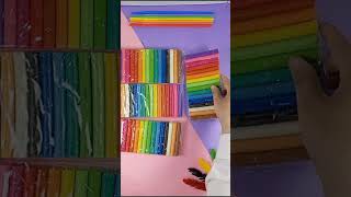 Unboxing my polymer clay 16 colors Part 1 🤩🥳 | Play-Doh #shorts