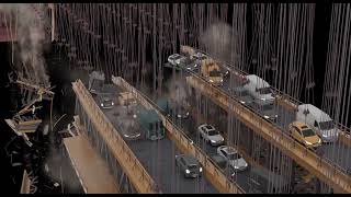 Bridge collapse in Houdini || Solaris Xpu || Vray