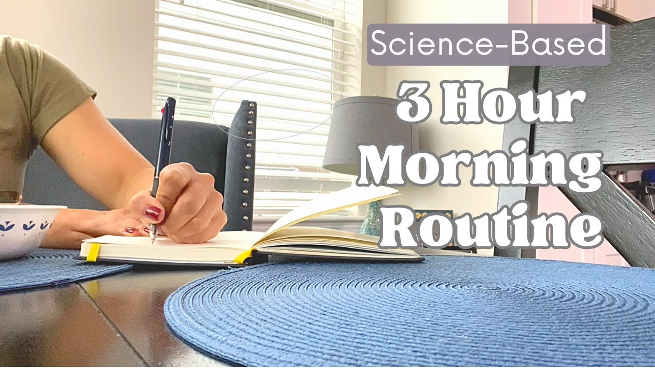 Why I have a 3 Hour Morning Routine as a psychologist - YouTube