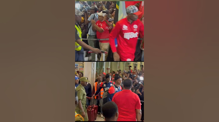 SHANGWE  LA MAPOKEZI YA WACHEZAJI WA SIMBA AIRPORT