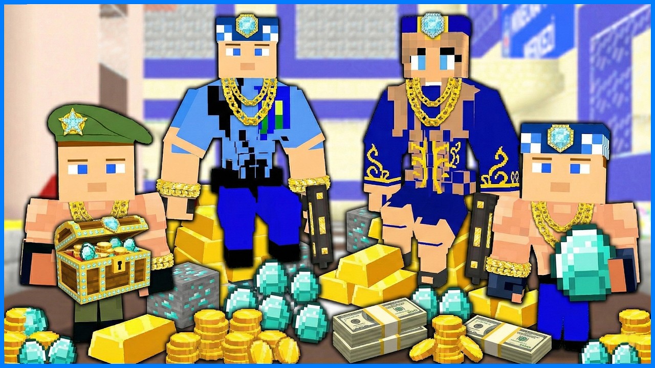 MİNECRAFT KEREM KOMİSER AİLESİ ZENGİN OLDU FİLMİ! 😱 - Minecraft ZENGİN FAKİR HAYATI