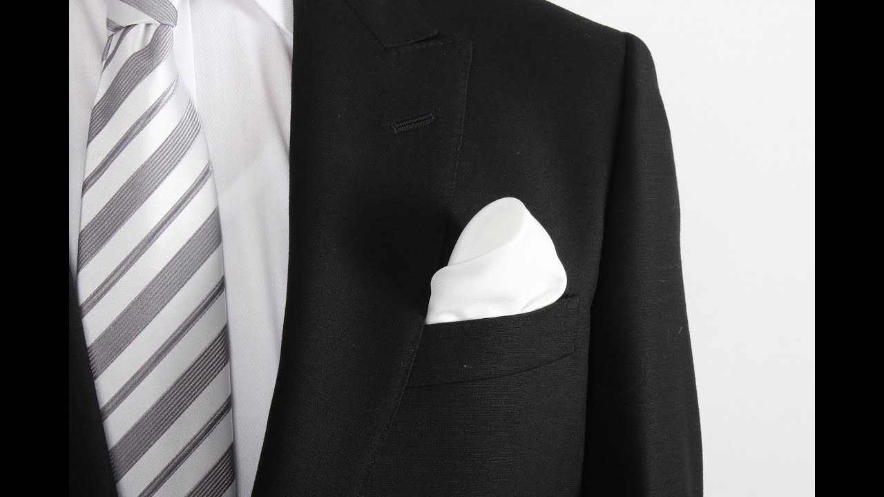 ポケットチーフのたたみ方(パフ) YouTube ポケットチーフのたたみ方(パフ) YouTube