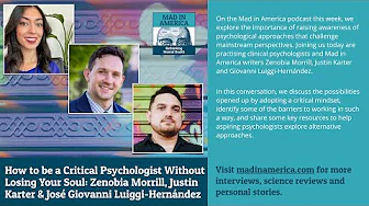 How to be a Critical Psychologist Without Losing Your Soul: A Conversation With Zenobia Morrill, ...