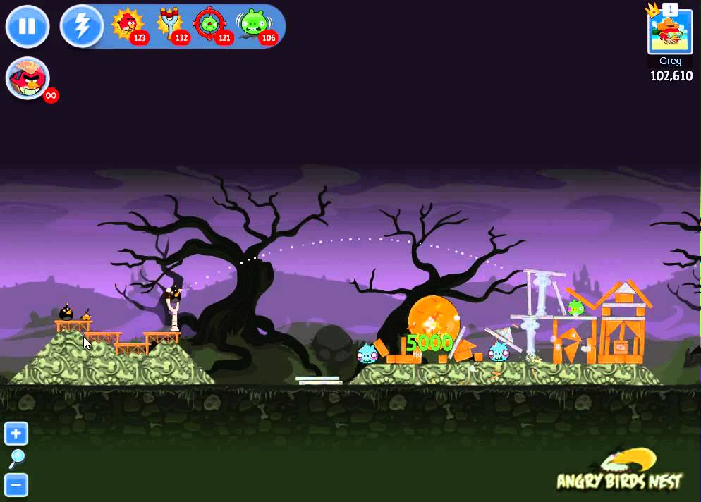 Angry Birds Friends Halloween Tournament Level 2 Day 2 Week 24 ...