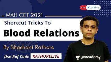 Blood Relation Reasoning for MAH CET 2021 | Complete Crash Course and Revision | MBA CET 2021