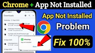 How to fix app not installed | app not installed problem chrome | Download app install nahi ho raha