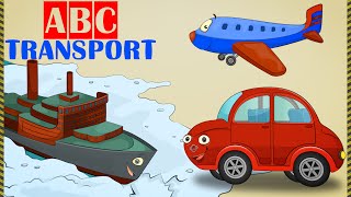 Transport Cartoon Learning ABC Online Kids Cars Trucks Machinery