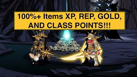 100%+ items XP, REP, GOLD, AND CLASS POINTS (AQW)