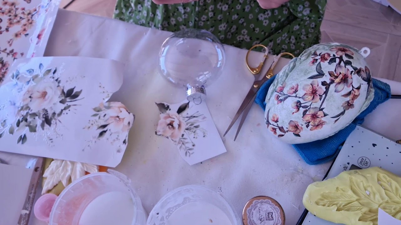 Come decorare un uovo in resina con i transfer - Live