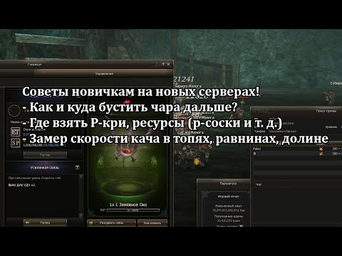 Lineage 2 Main - советы новичкам по качу! Где взять Р-кри, замер опыта в час, как бустить персонажа?