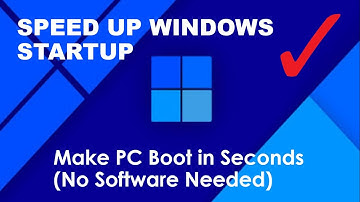 Speed Up Windows Startup | Make PC Boot in Seconds (No Software Needed)
