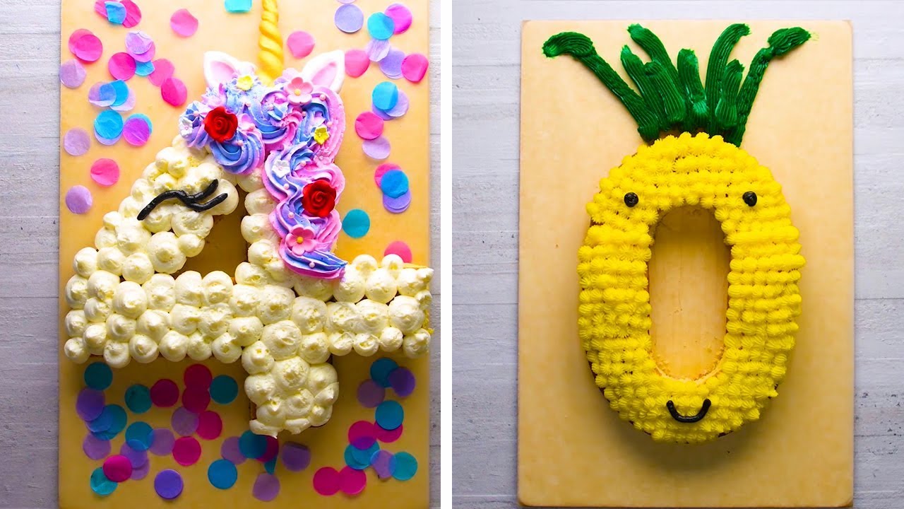 Countdown with Cakes Easy Cutting Hacks for Cool Number Cakes  Cake Design Hacks by So Yummy
