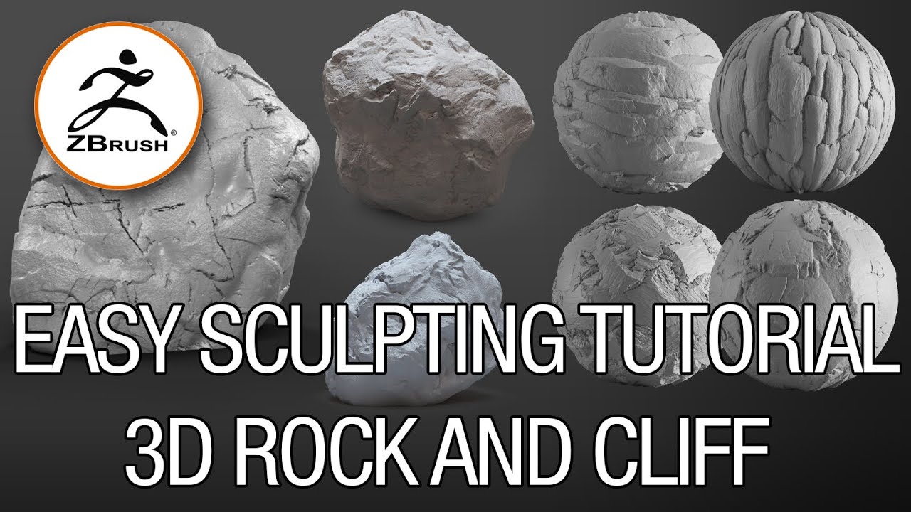 zbrush 2018 rock sculpting