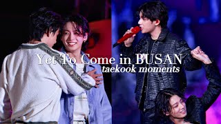 taekook | Yet To Come in BUSAN Concert