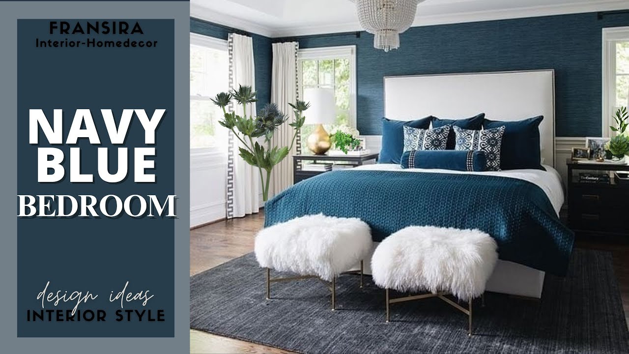 Blue Bedroom Design Ideas : Navy Blue Decor 