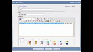 Remove text formatting in VBulletin