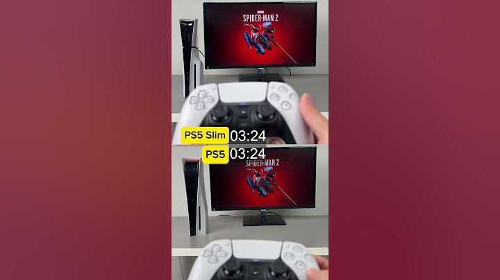 PS5 vs PS5 slim opening games speed test. #ps5  #ps5slim  #playstation  #glistco