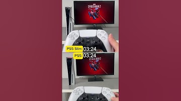 PS5 vs PS5 slim opening games speed test. #ps5  #ps5slim  #playstation  #glistco