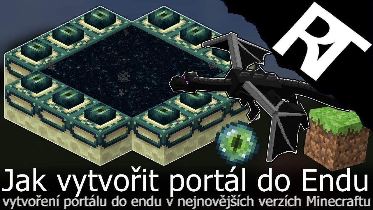 Jak Zrobić Portal Do Endu W Minecraft Jak udělat portál do Endu v Minecraft - Jak postavit/vytvořit portál do