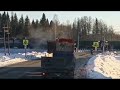 ⚡Грузовой поезд протаранил большегруз.(ВИДЕО)