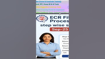 🚀 New PF ECR Filing Sel 2025 Full Guide  #PFO #EPFO #PFUpdate #ECRFiling #HRUpdate #News #shorts