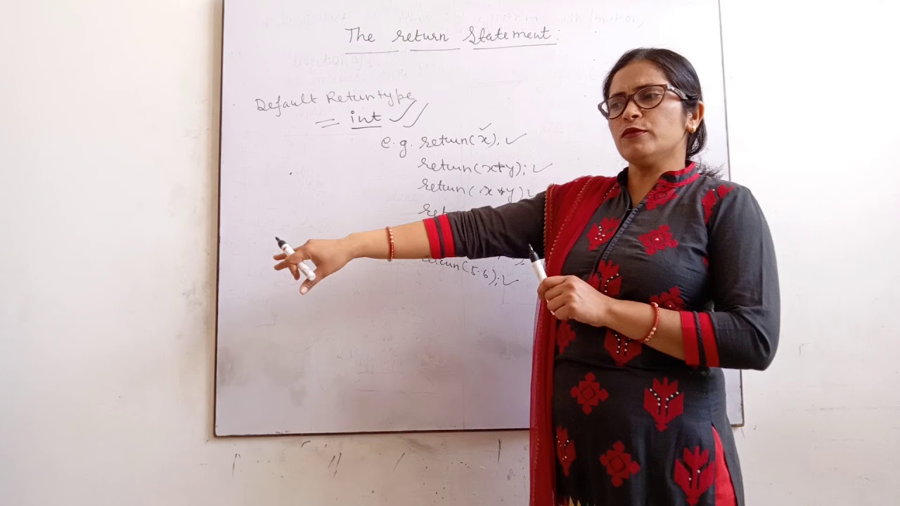 Use of return statement in C Language - YouTube