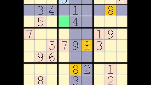 How to Solve Washington Times Sudoku Difficult  19 May, 2024