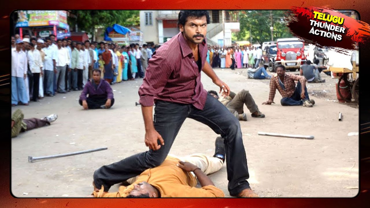 Karthi High Octane Action Scenes || أفضل مشاهد العمل في الهند