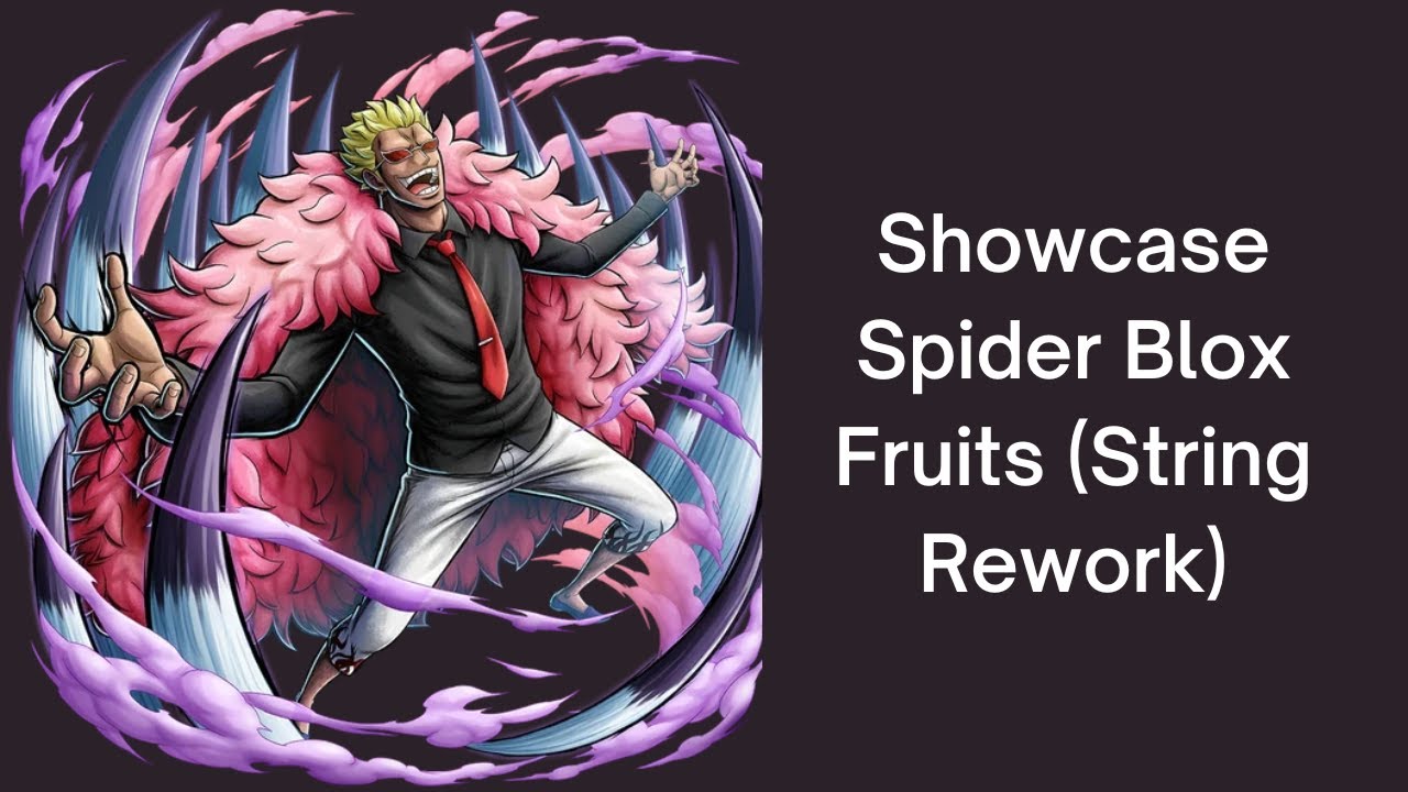 SHOWCASE da STRING/SPIDER REWORK do BLOX FRUITS!! #bloxfruits #bloxfru